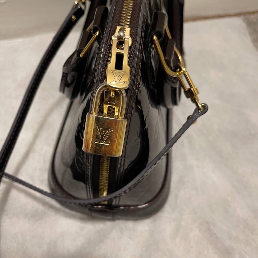 Louis Vuitton Hand Bag Alma BB Bordeaux Vernis - Picture 9 of 16